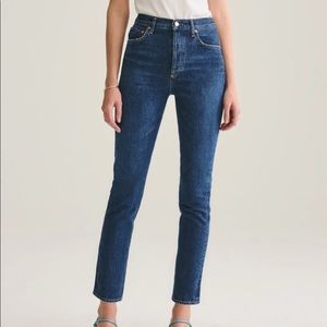 NWT Agolde Remy high rise straight jean Wink A105-813 SIZE 31